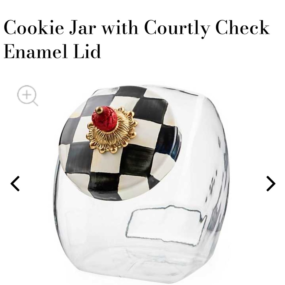 Mackenzie Childs cookie jar